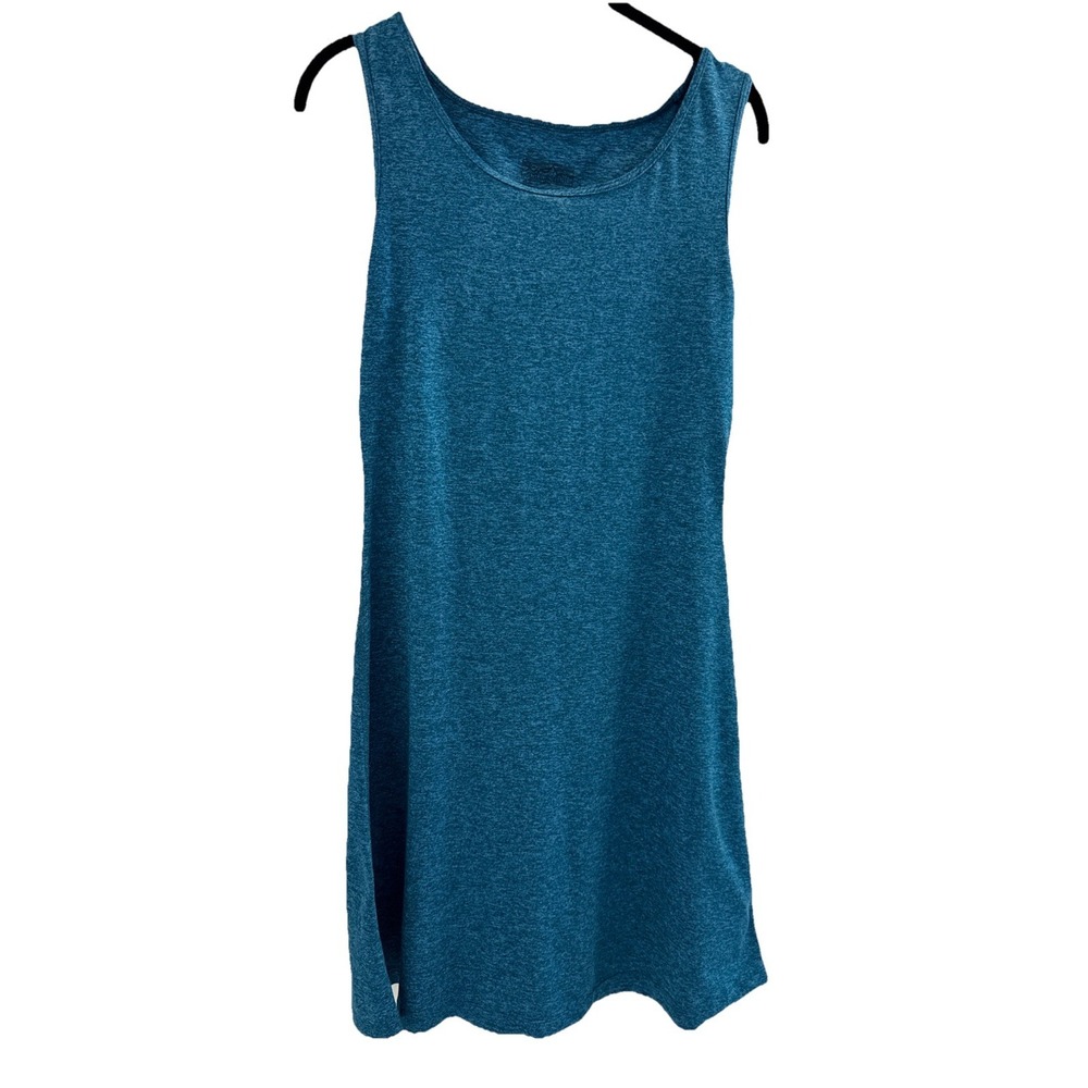 Patagonia Sleeveless‎ Seabrook Mini Dress Teal Blue UPF 50 Sz XS Gorpcore Travel